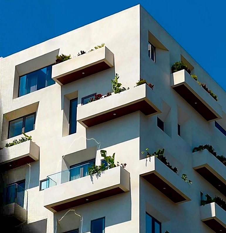 Edificio residencial moderno, representando la Cobertura Diamante